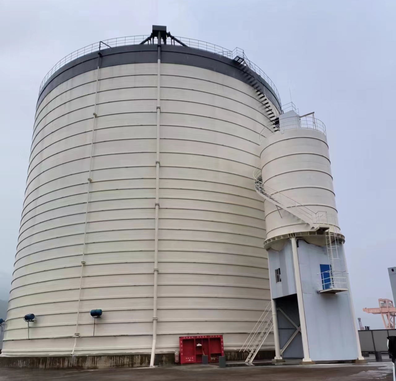 通海口镇10万吨水泥钢板库